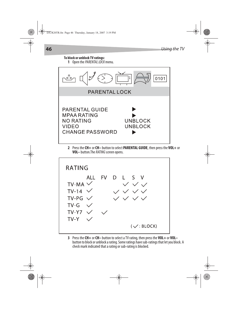 Dynex DX-R20TR User Manual | Page 47 / 67