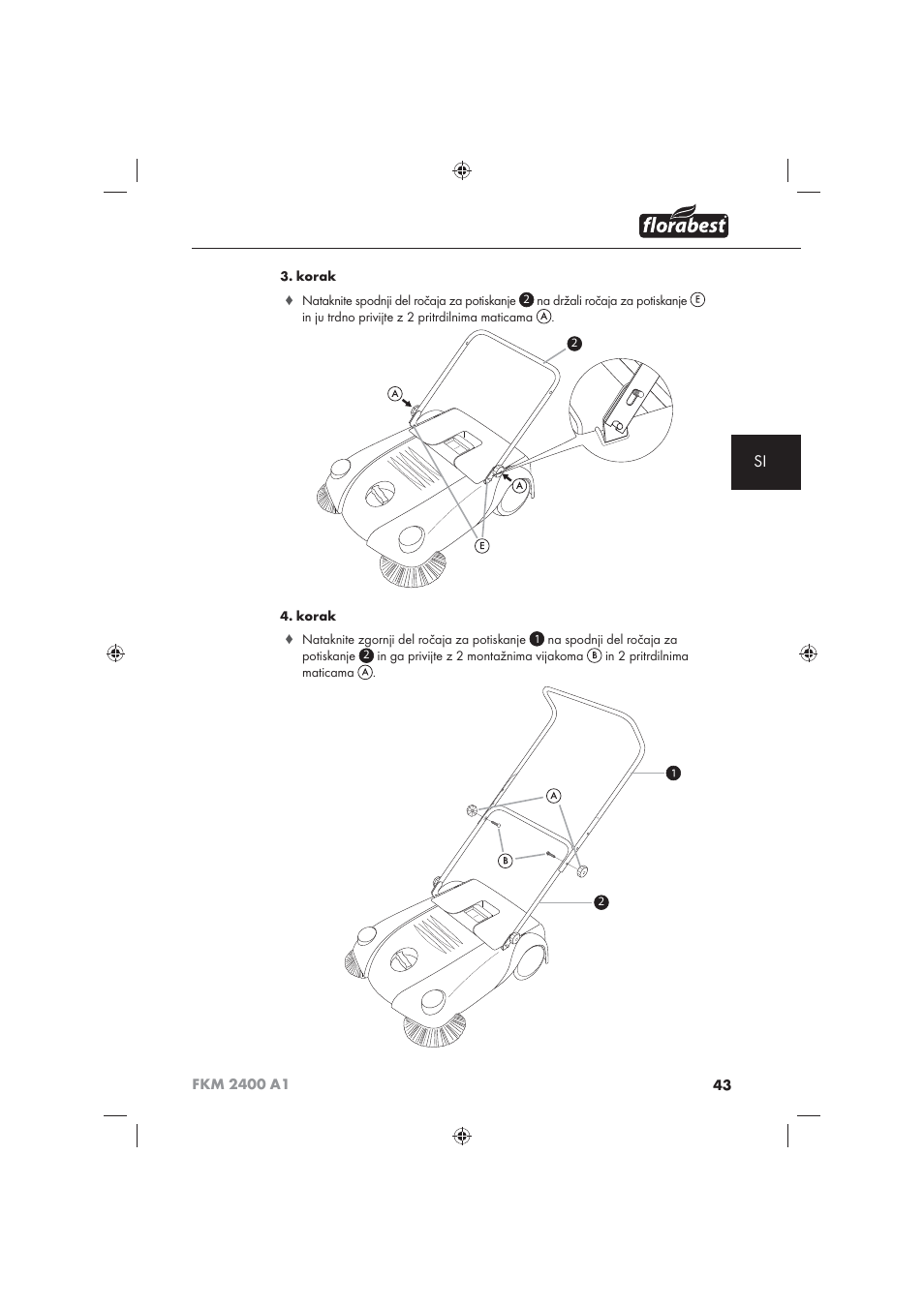 Florabest FKM 2400 A1 User Manual | Page 45 / 86