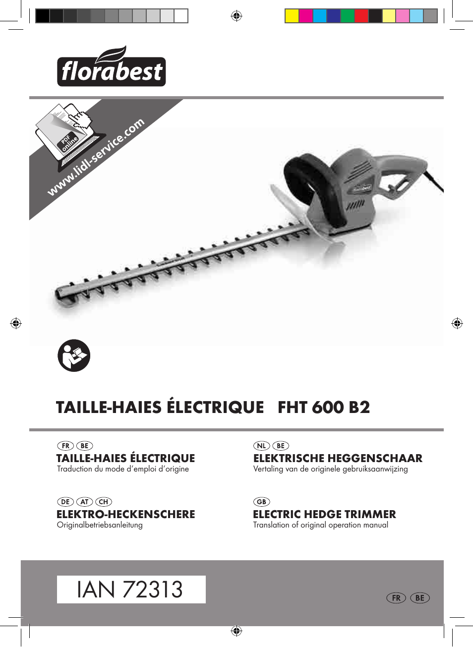 Florabest FHT 600 B2 User Manual | 54 pages