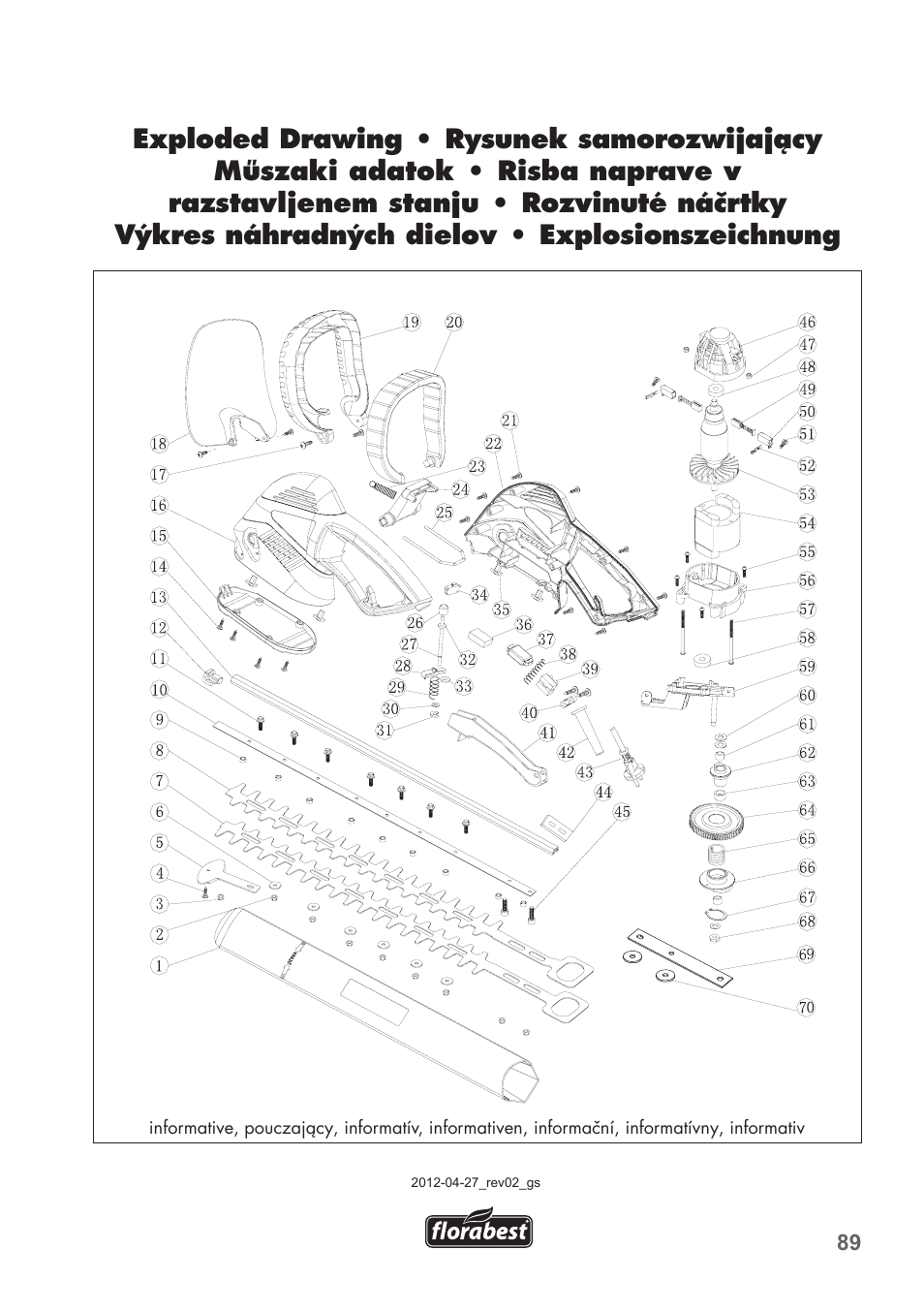Florabest FHT 600 B2 User Manual | Page 89 / 90