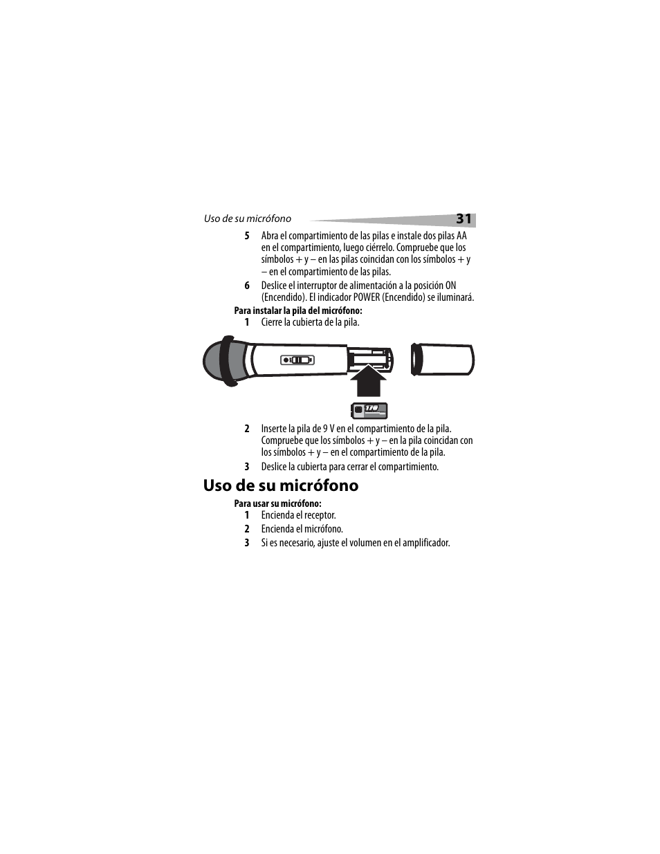 Uso de su micrófono | Dynex DX-M1114 User Manual | Page 31 / 40