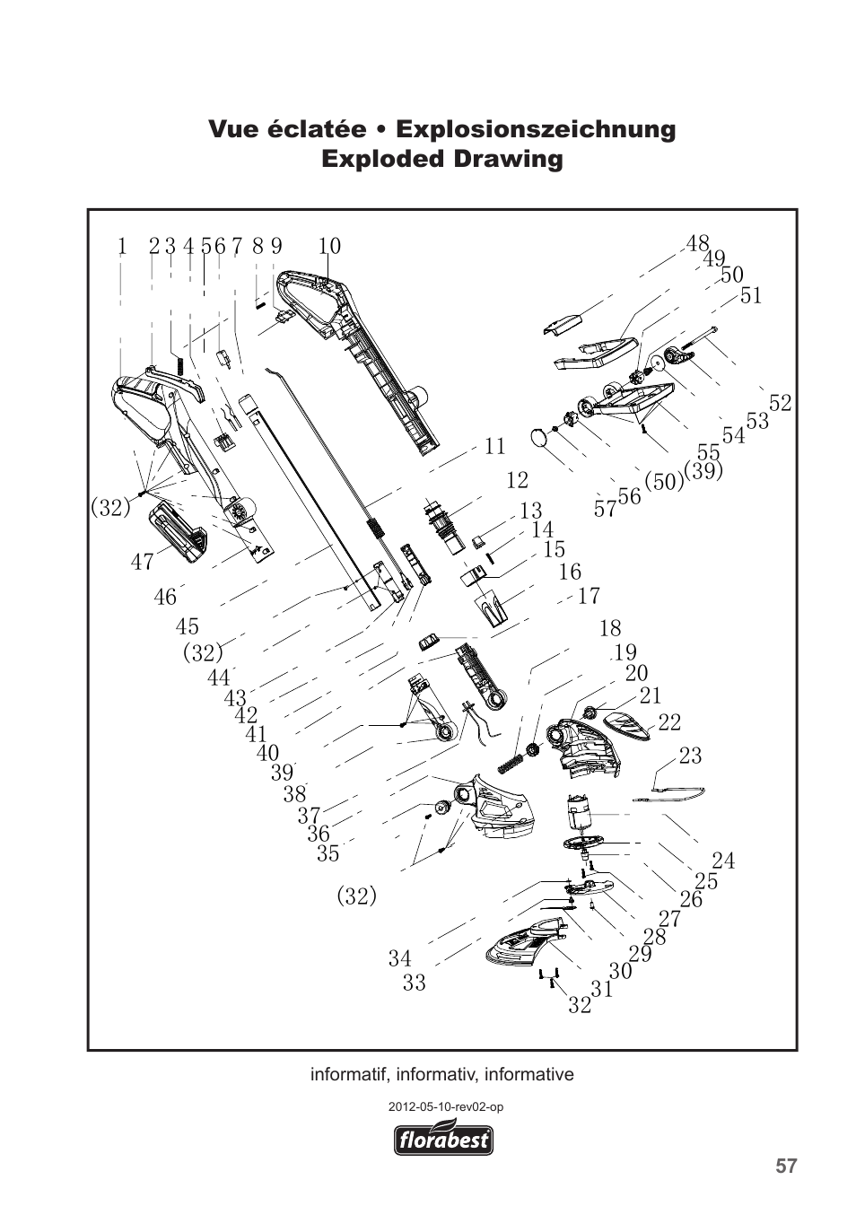 Florabest FAT 18 B2 User Manual | Page 57 / 60
