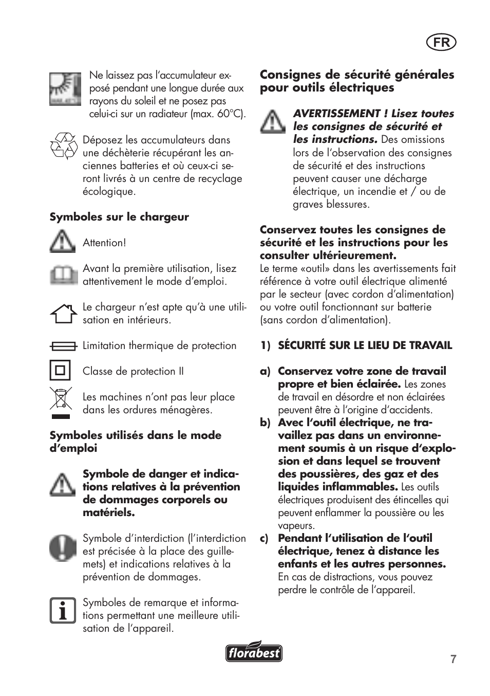 Florabest FAT 18 B2 User Manual | Page 7 / 60