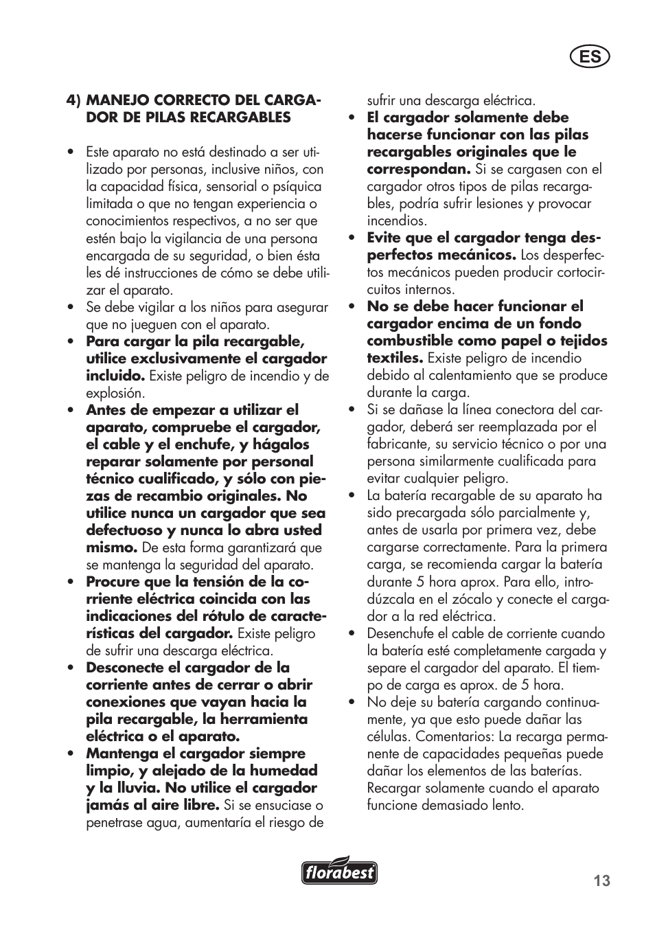 Florabest FAH 18 B2 User Manual | Page 13 / 58