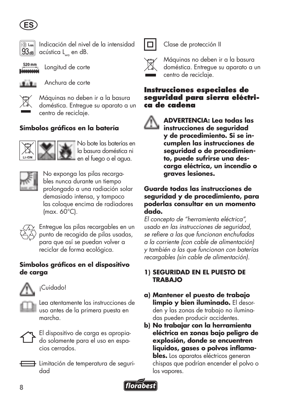 Florabest FAH 18 B2 User Manual | Page 8 / 58