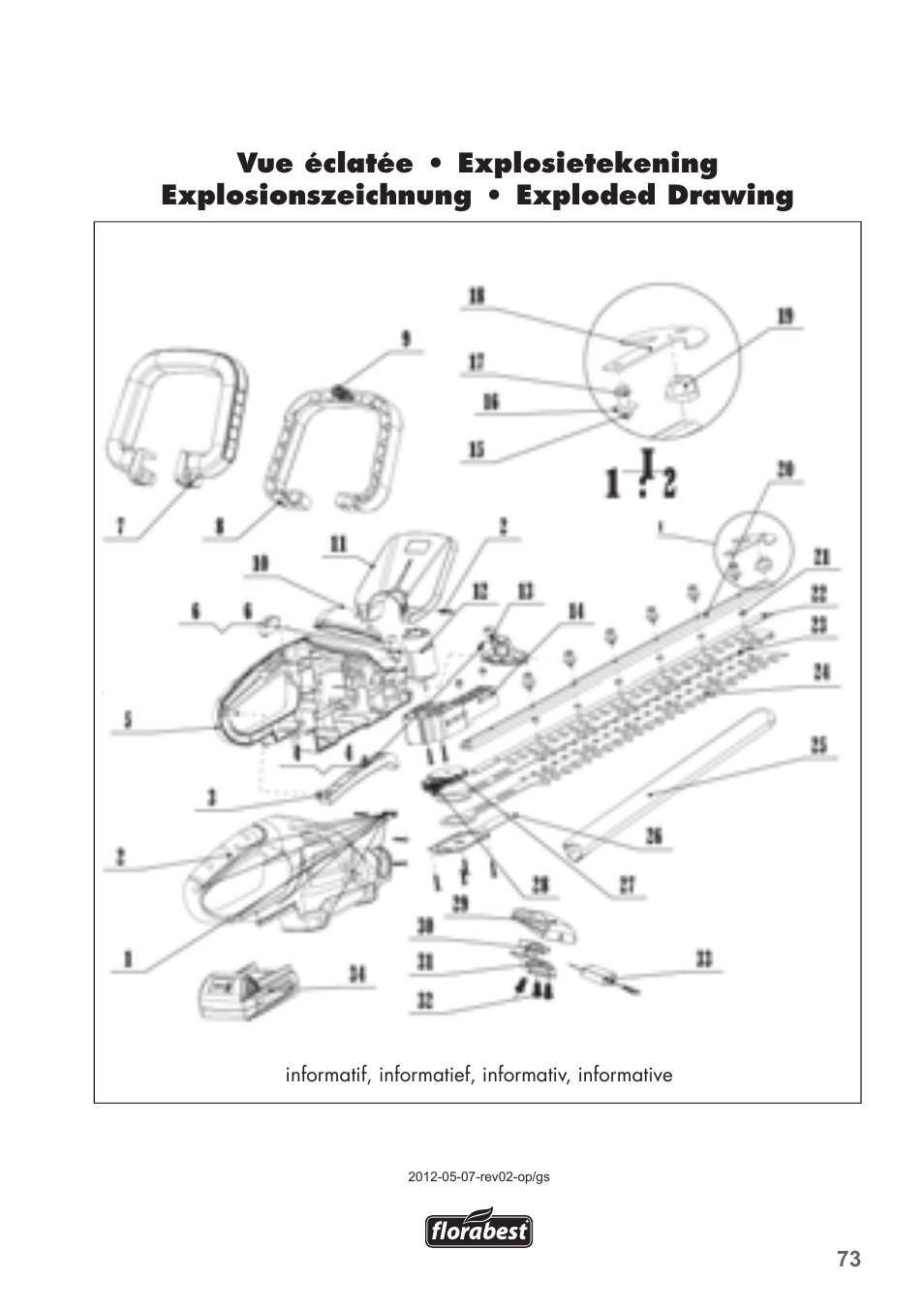Florabest FAH 18 B2 User Manual | Page 73 / 74