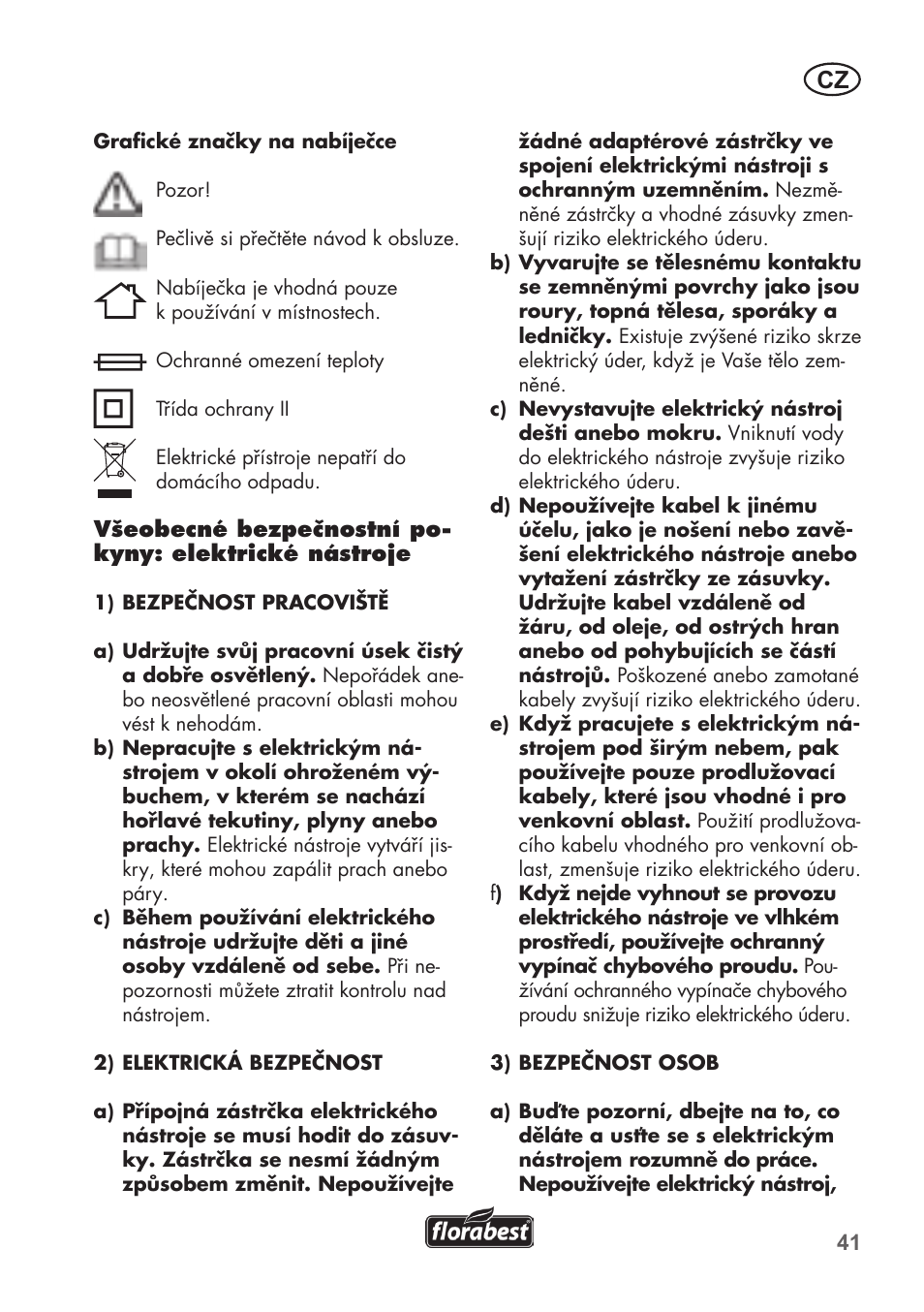 Florabest FAH 18 B2 User Manual | Page 41 / 90