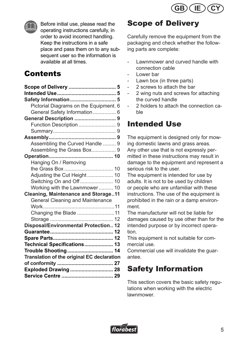 Florabest FRM 1200 A2 User Manual | Page 5 / 30