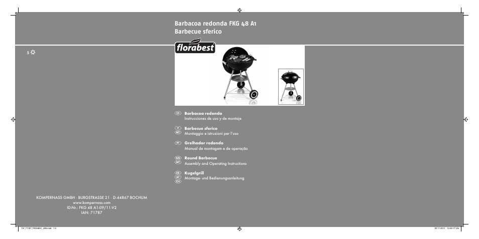 Florabest FKG 48 A1 User Manual | 62 pages