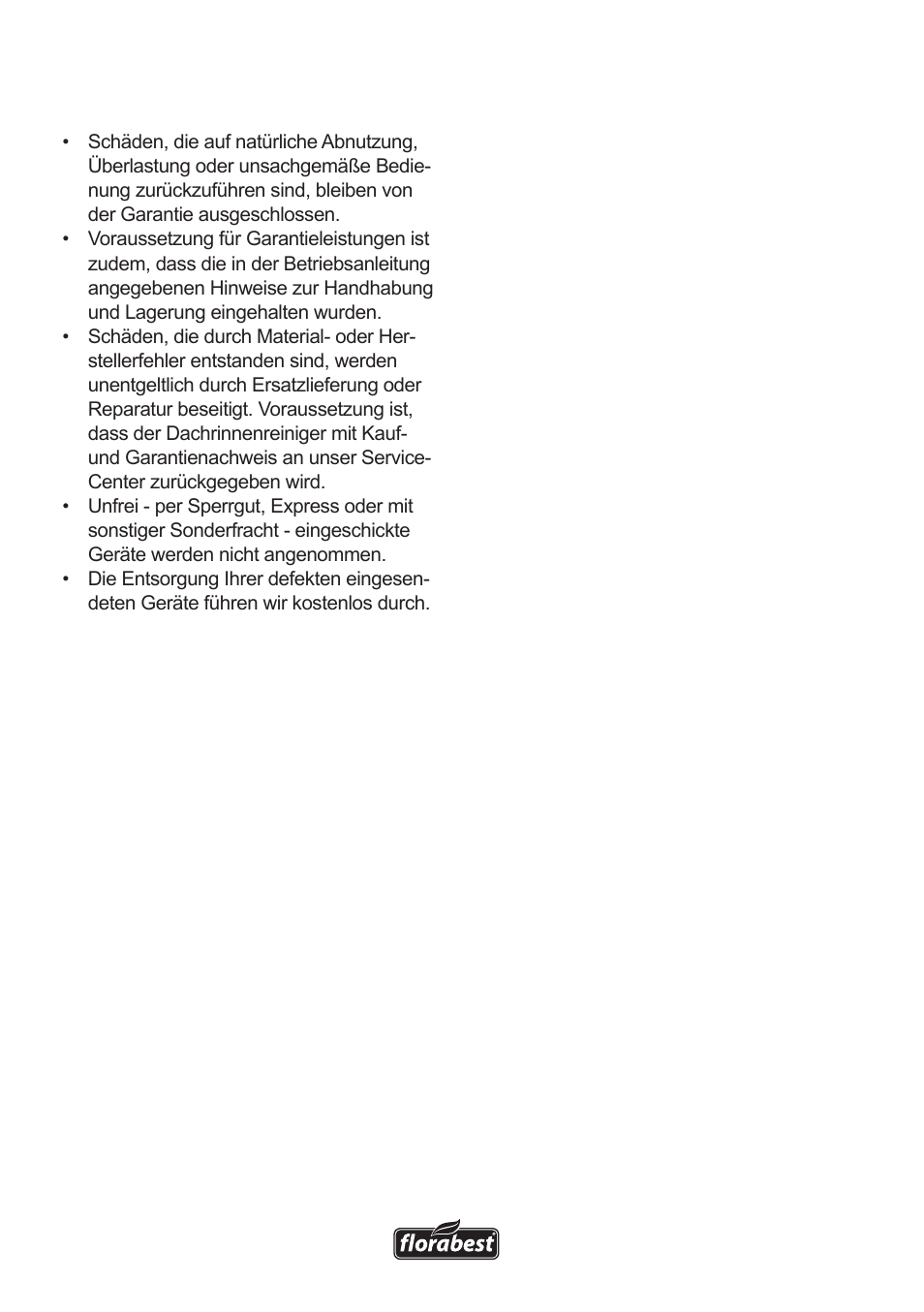 Florabest Roof Gutter Cleaner User Manual | Page 6 / 8