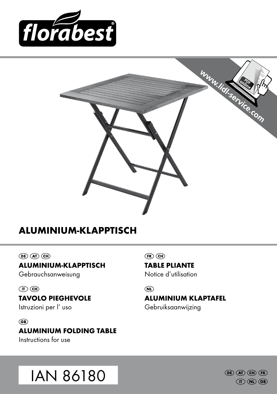 Florabest AT-1590 User Manual | 12 pages
