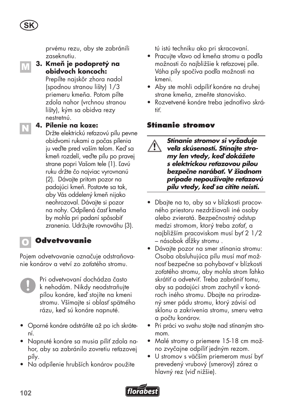 Florabest FKS 2200 B1 User Manual | Page 102 / 140