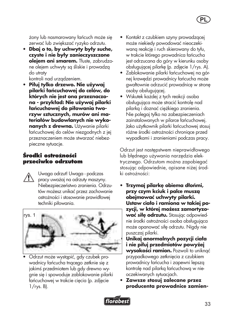 Florabest FKS 2200 B1 User Manual | Page 33 / 140