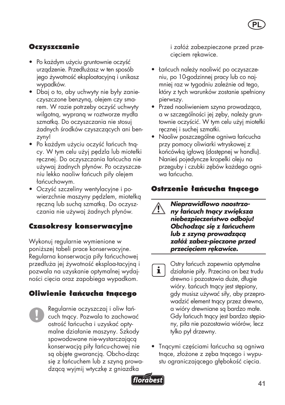 Florabest FKS 2200 B1 User Manual | Page 41 / 140