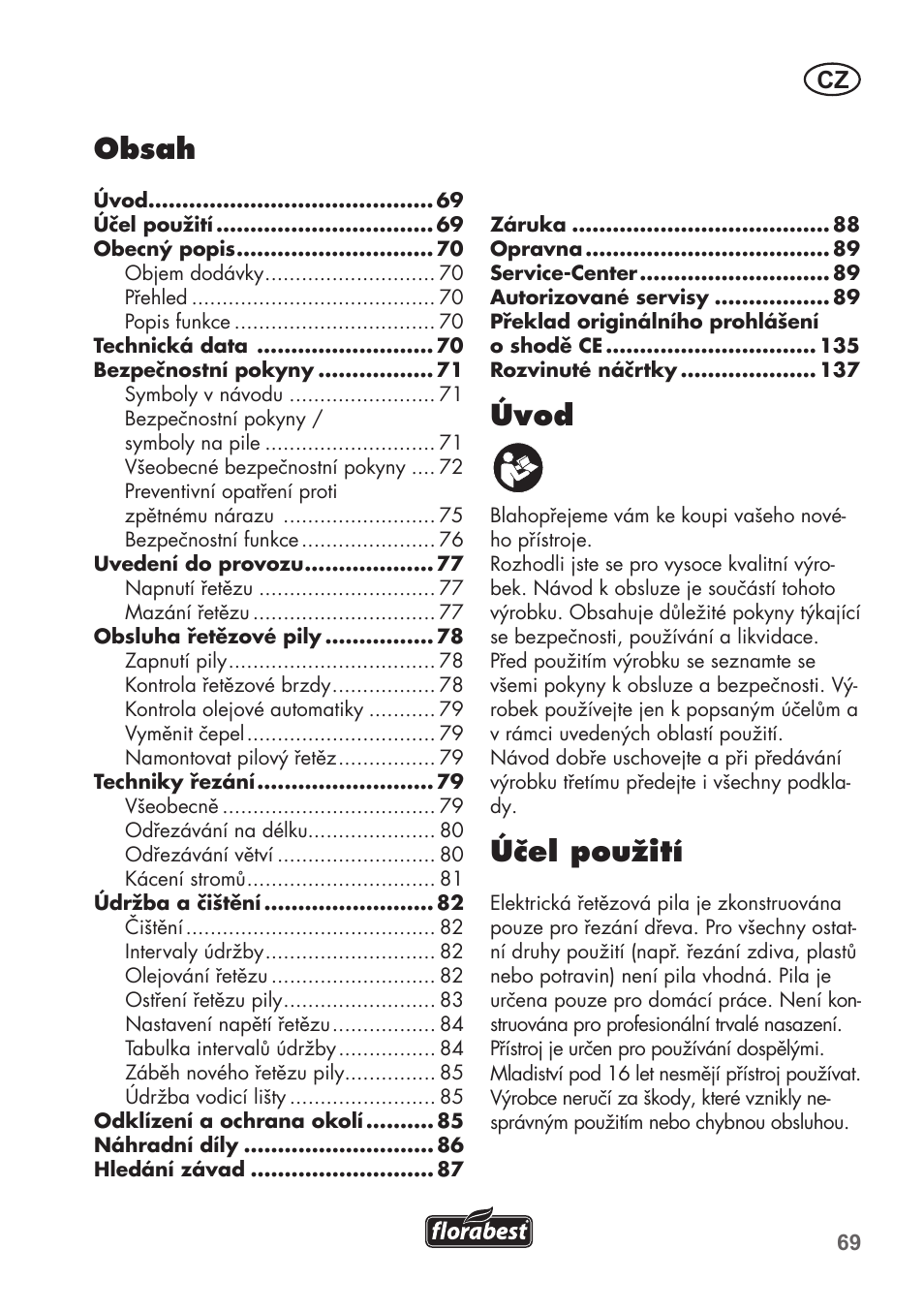 Florabest FKS 2200 B1 User Manual | Page 69 / 140