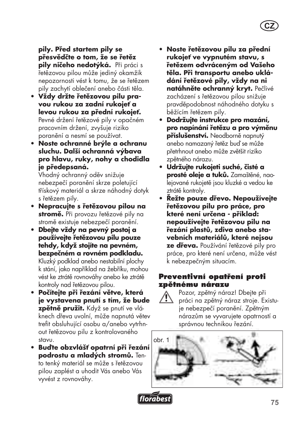 Florabest FKS 2200 B1 User Manual | Page 75 / 140