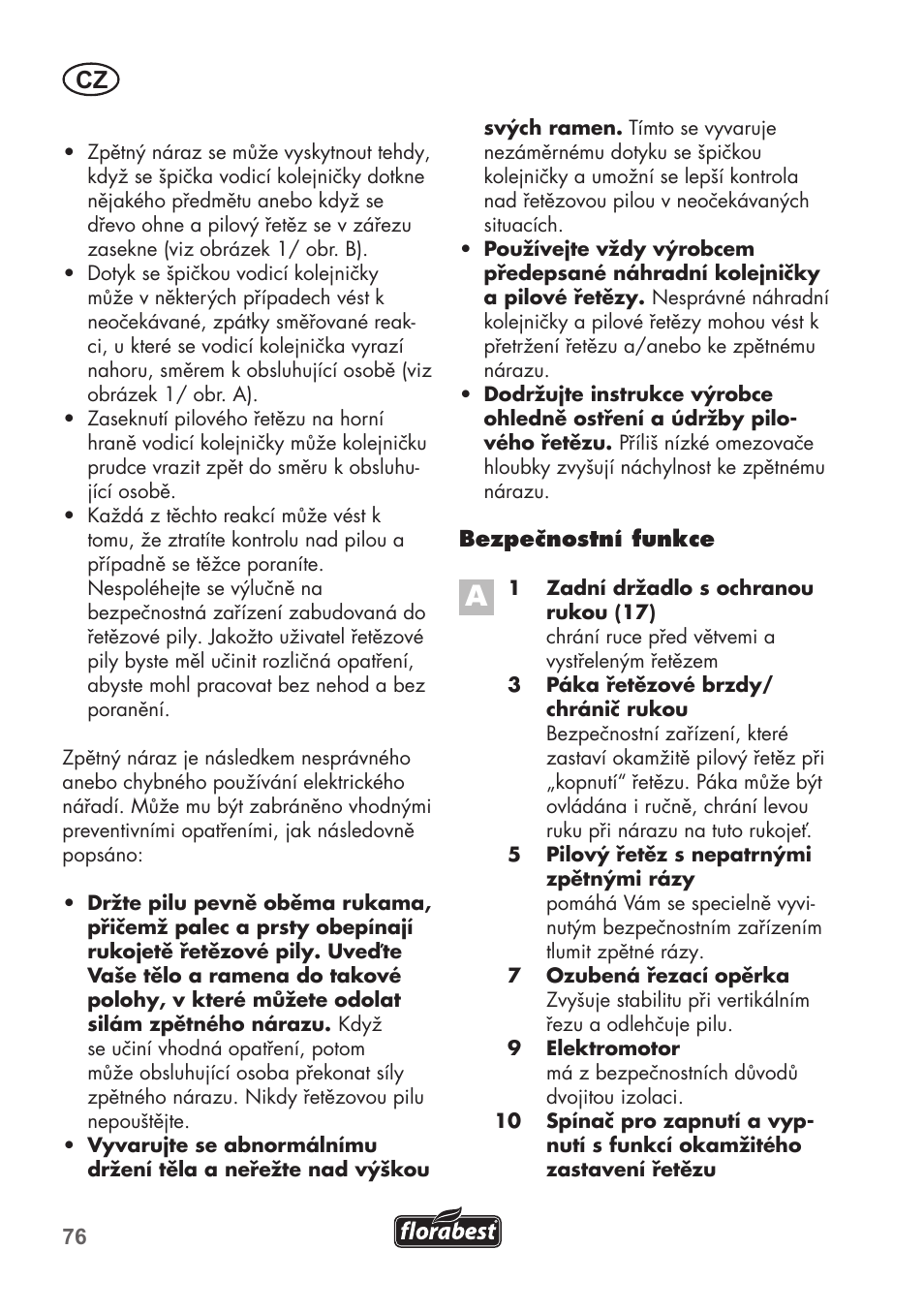 Florabest FKS 2200 B1 User Manual | Page 76 / 140