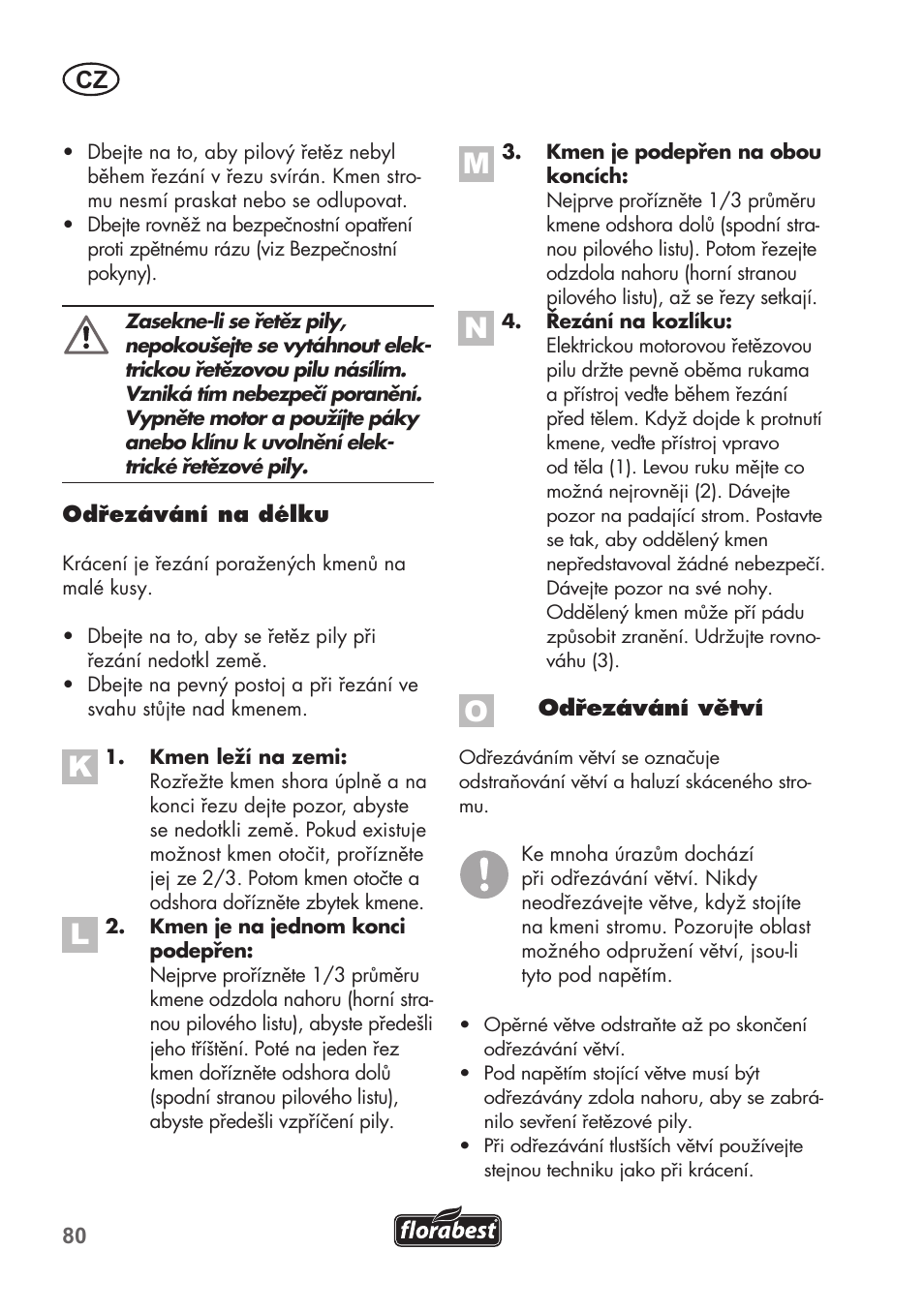 Florabest FKS 2200 B1 User Manual | Page 80 / 140