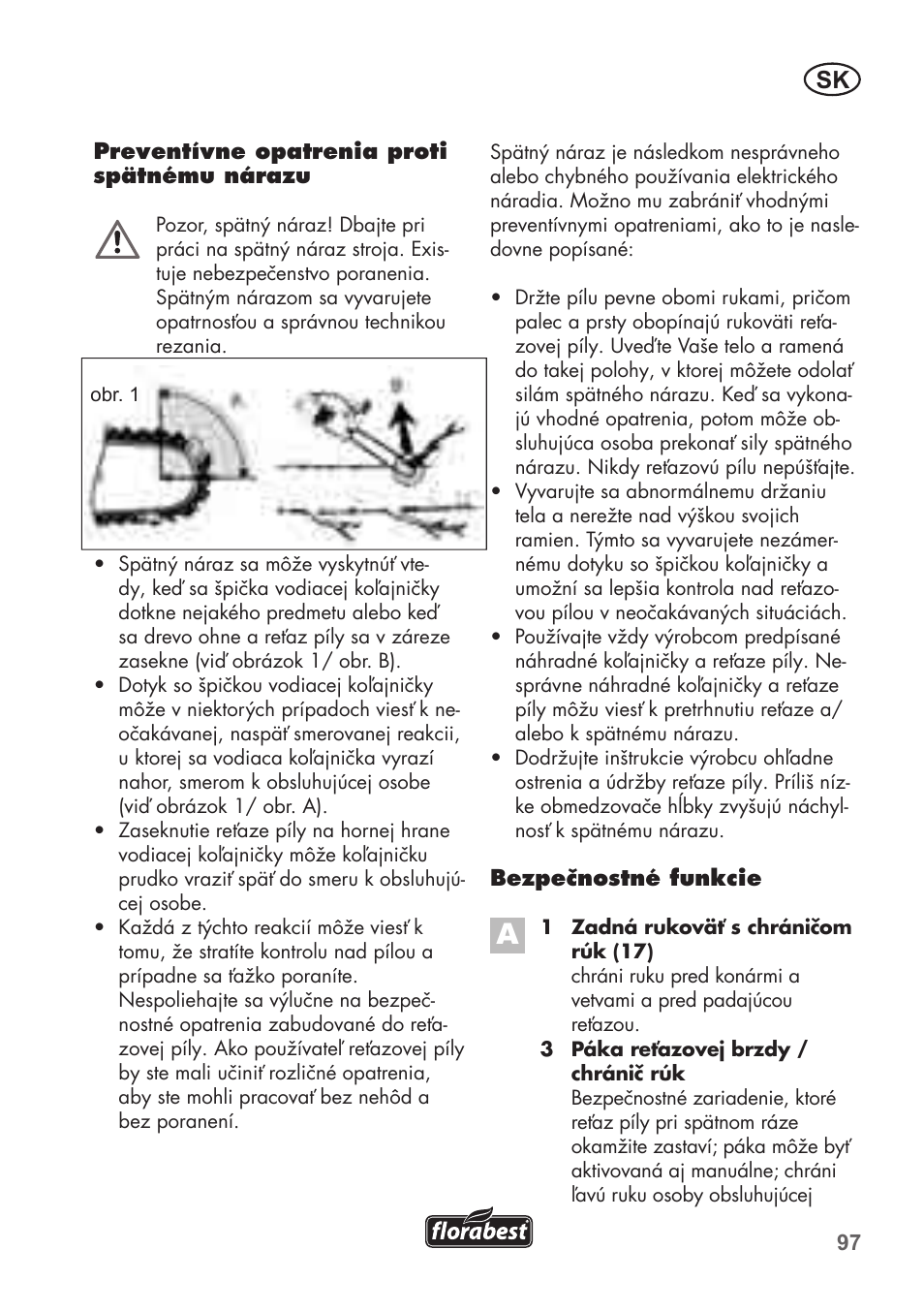 Florabest FKS 2200 B1 User Manual | Page 97 / 140