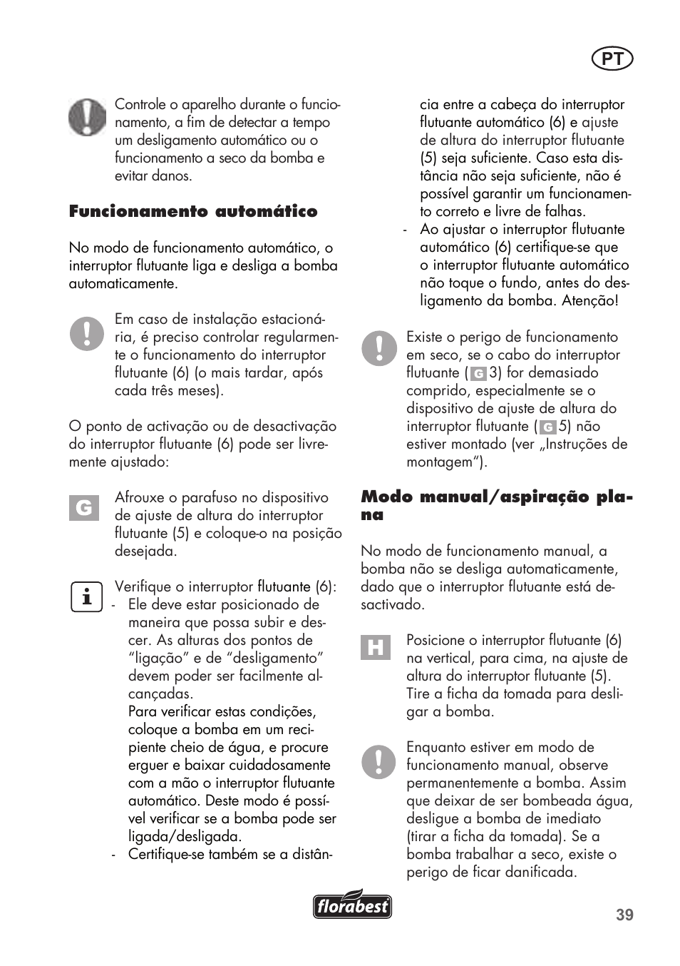 Florabest FTP 400 A1 User Manual | Page 39 / 76