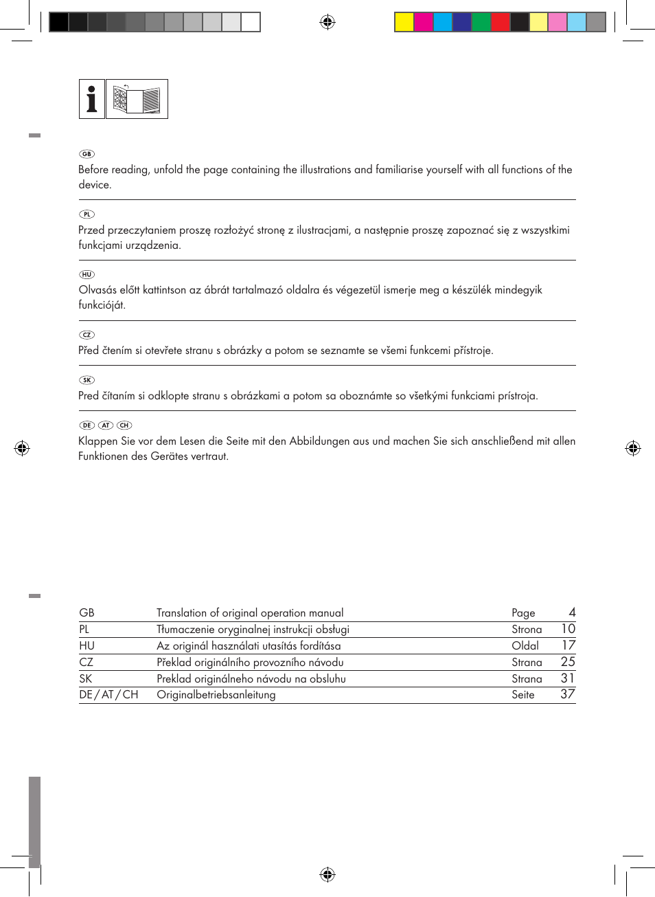 Florabest FHM 38 A1 User Manual | Page 2 / 46