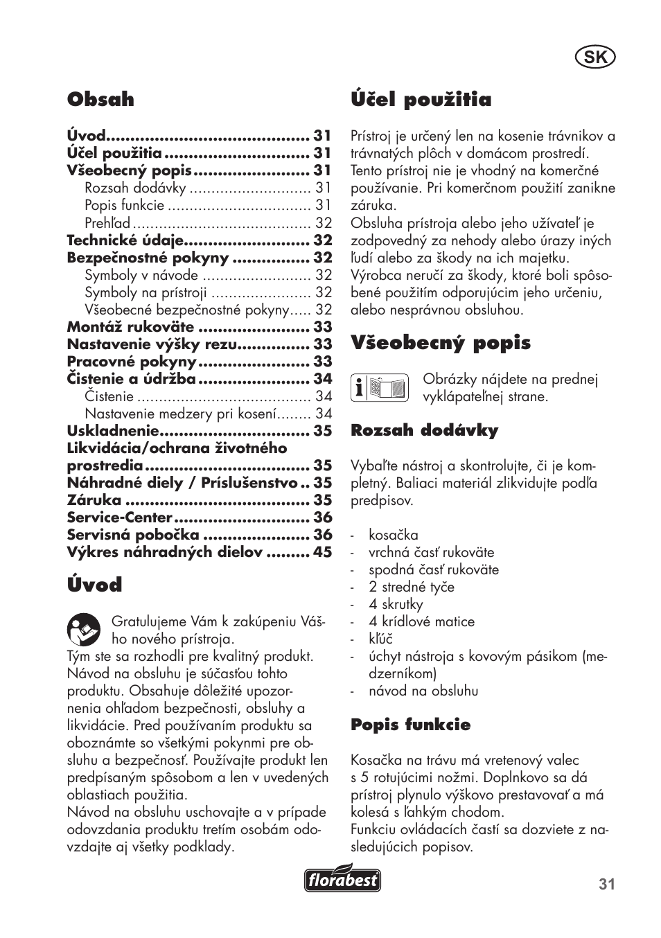 Florabest FHM 38 A1 User Manual | Page 31 / 46
