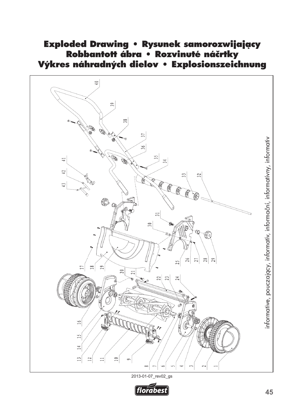 Florabest FHM 38 A1 User Manual | Page 45 / 46