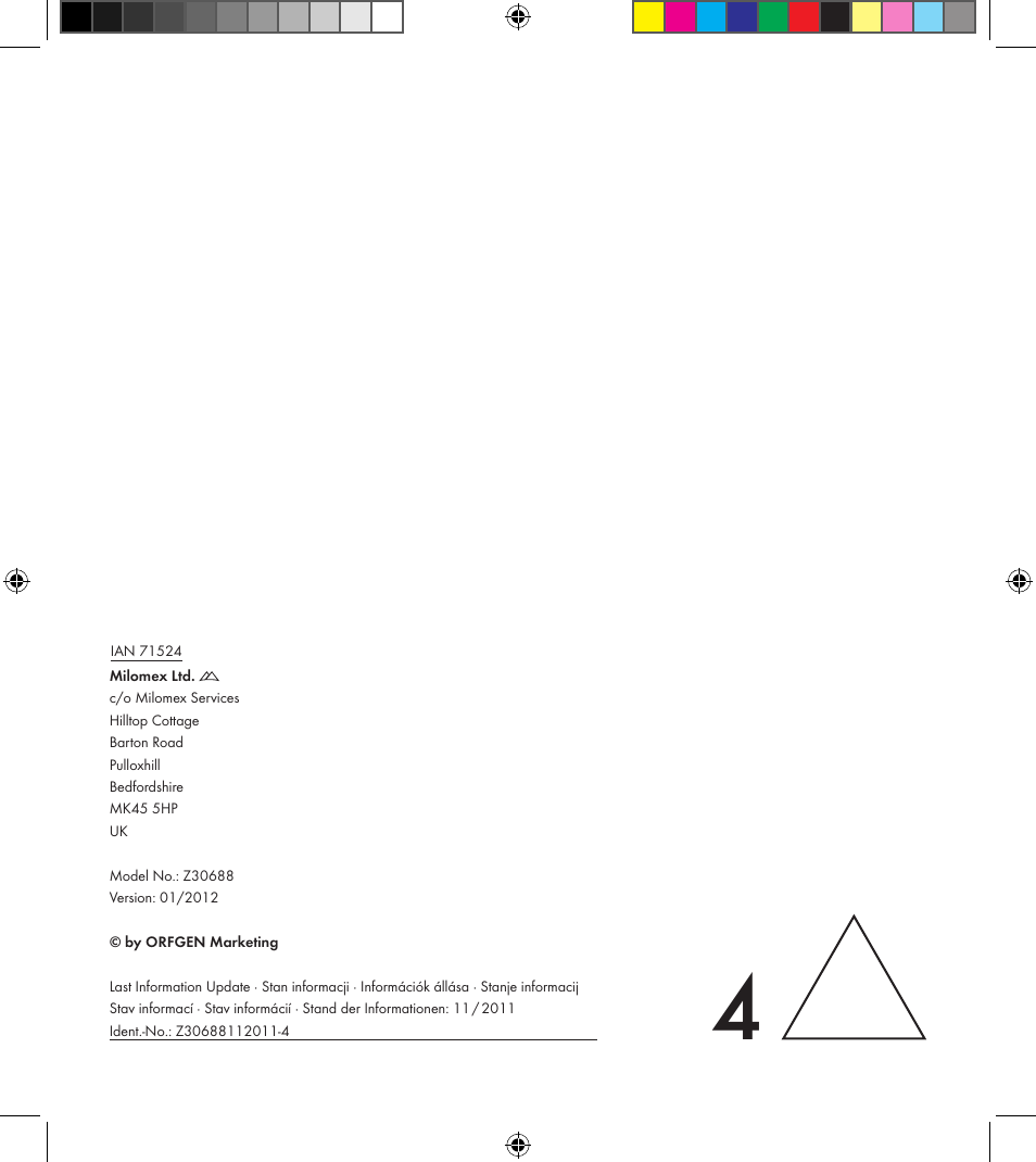 Florabest Z30688 User Manual | Page 33 / 33