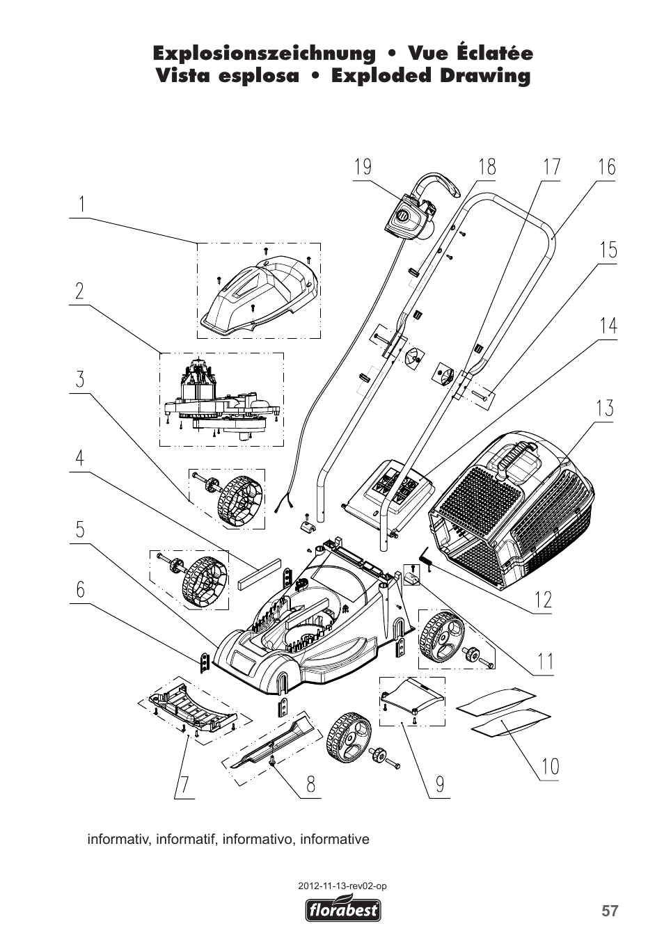 Florabest FRM 1200 B3 User Manual | Page 57 / 60