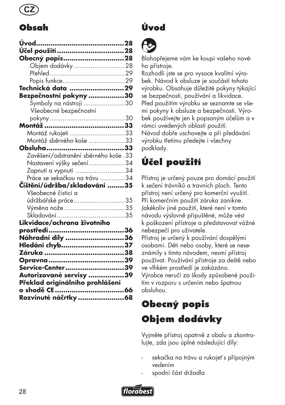 Florabest FRM 1200 B3 User Manual | Page 28 / 72