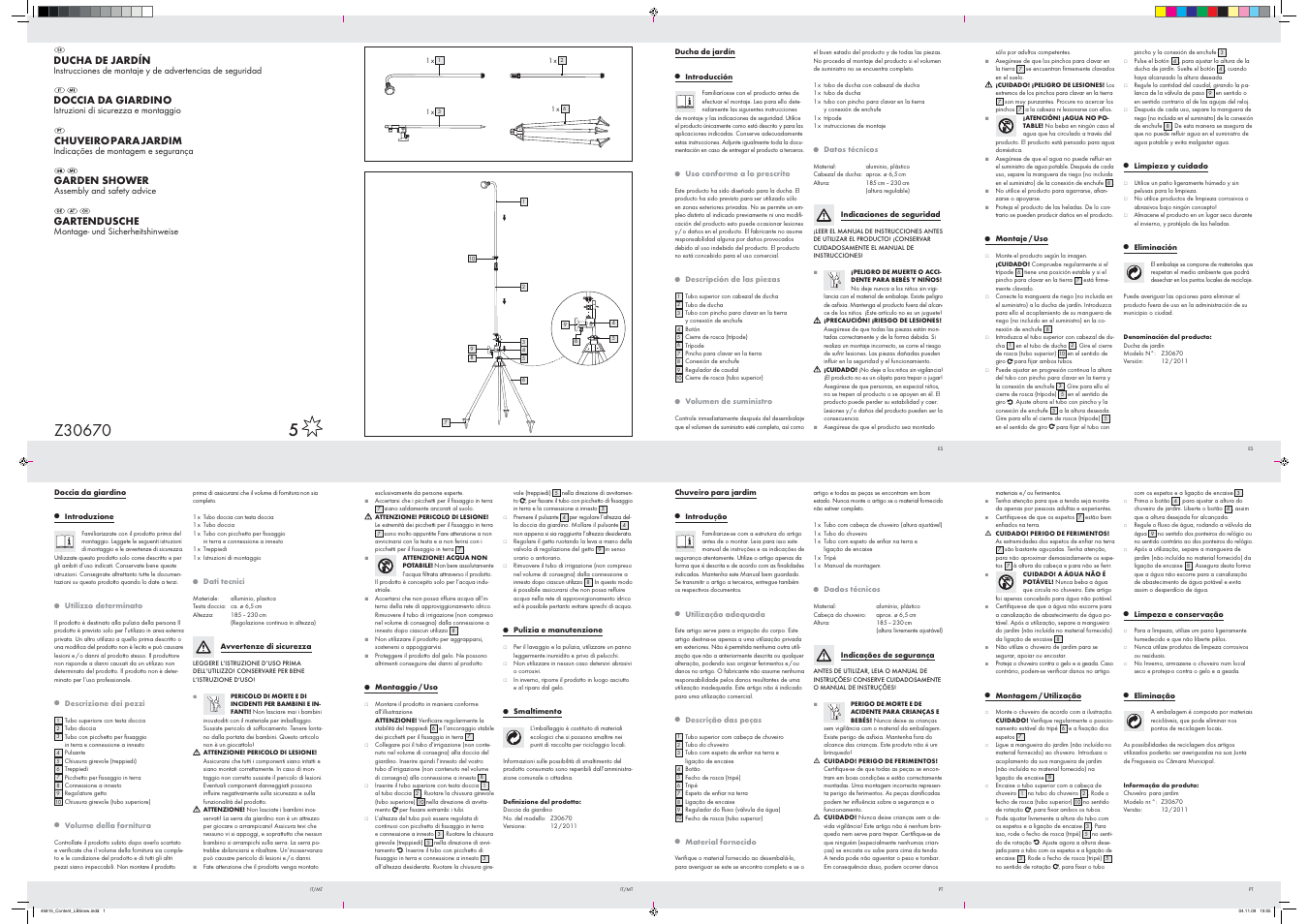 Florabest Z30670 User Manual | 2 pages