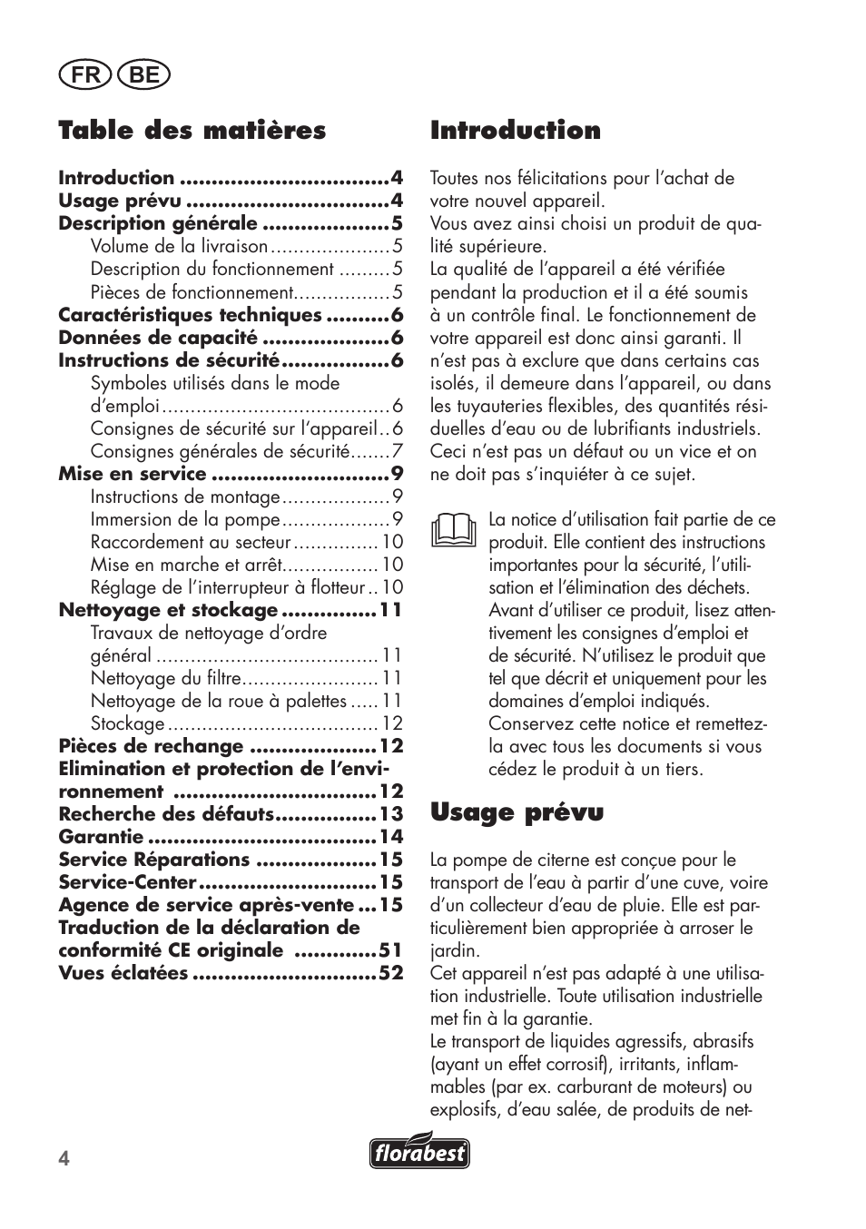 Florabest FRP 350 C2 User Manual | Page 4 / 56