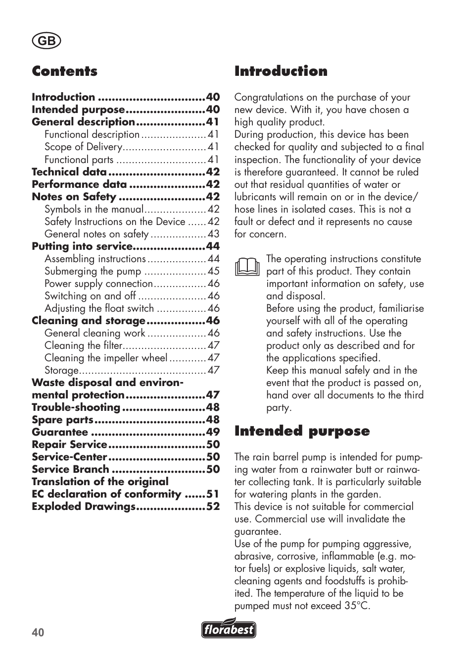 Florabest FRP 350 C2 User Manual | Page 40 / 56