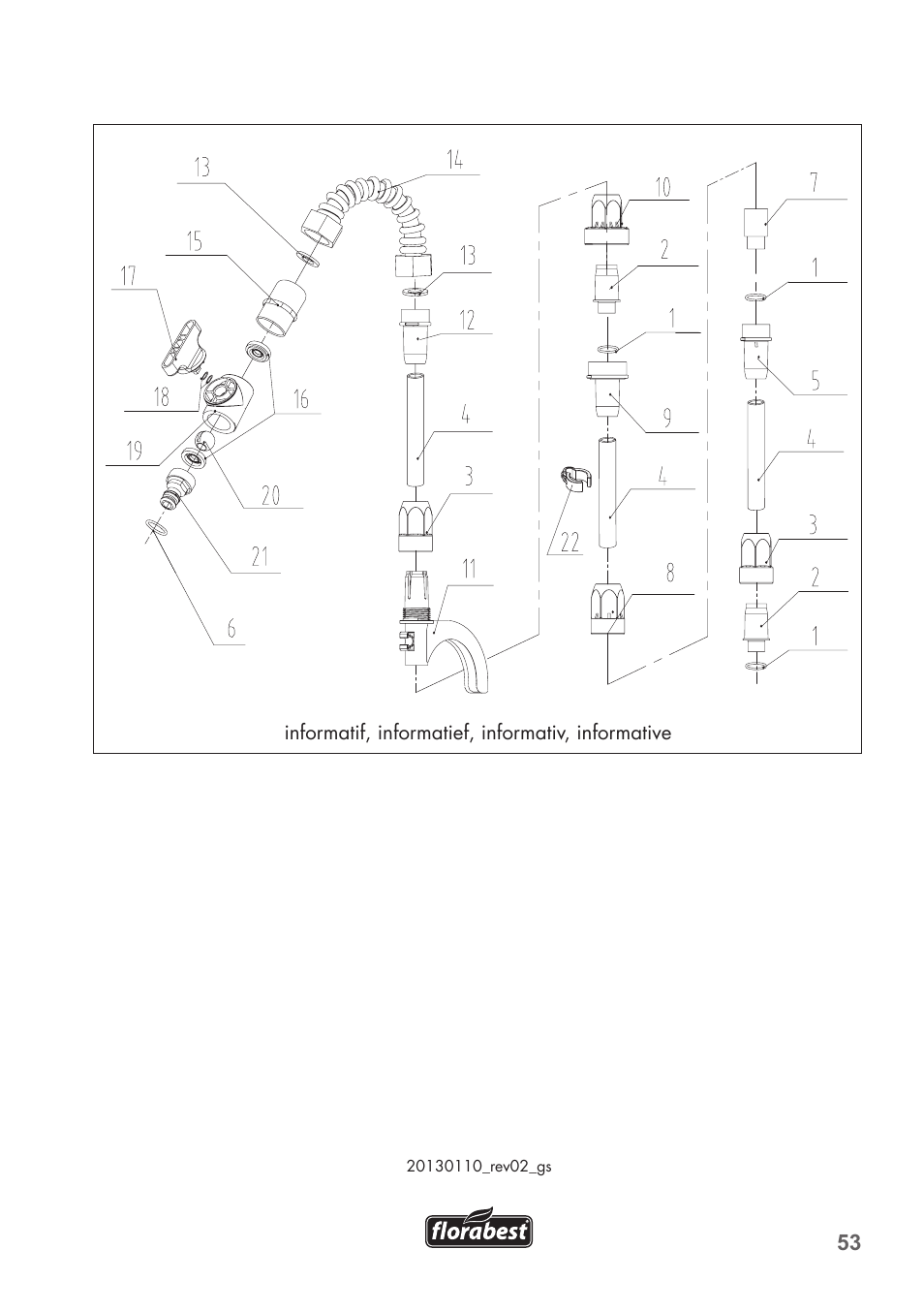 Florabest FRP 350 C2 User Manual | Page 53 / 56