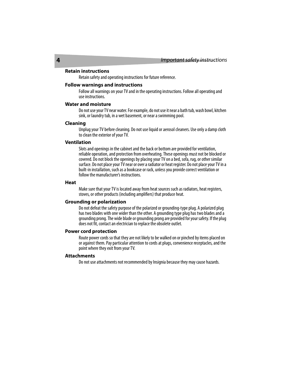 Dynex DX-LCD19 User Manual | Page 4 / 124