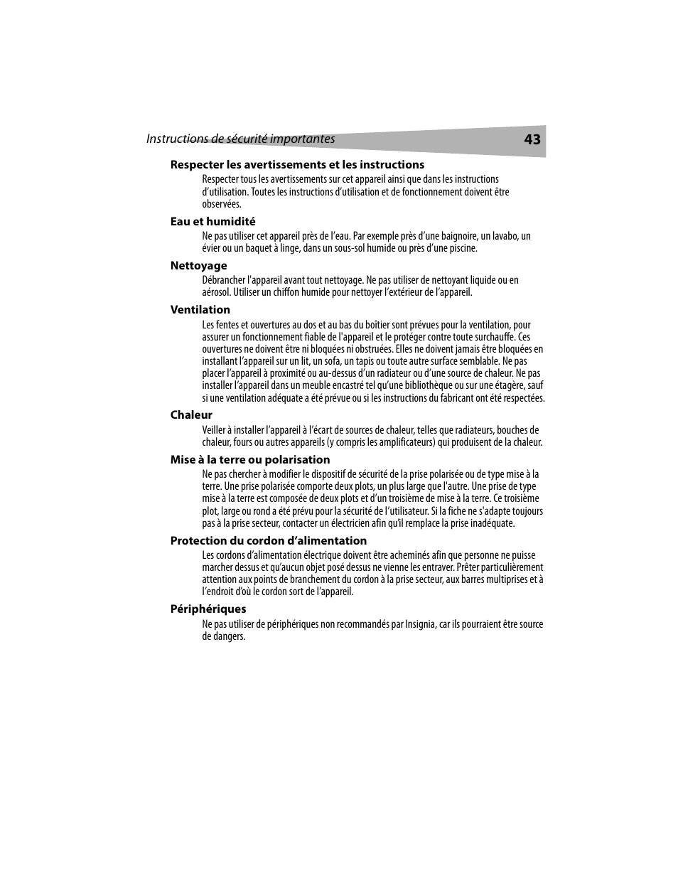 Dynex DX-LCD19 User Manual | Page 43 / 124