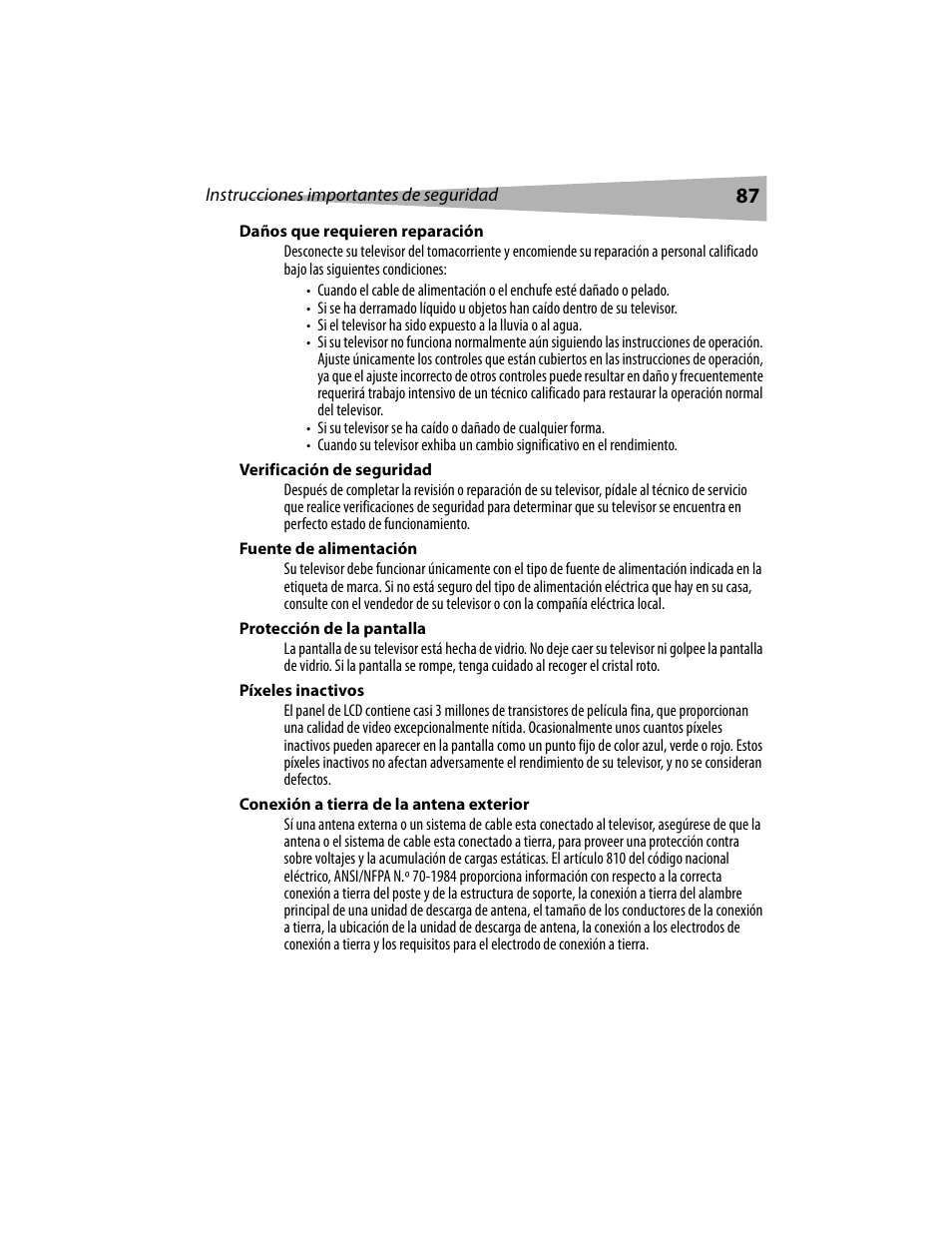 Dynex DX-LCD19 User Manual | Page 87 / 124