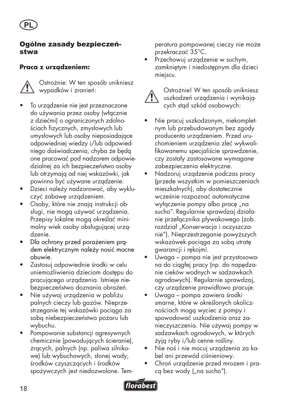 Florabest FRP 350 C2 User Manual | Page 18 / 80