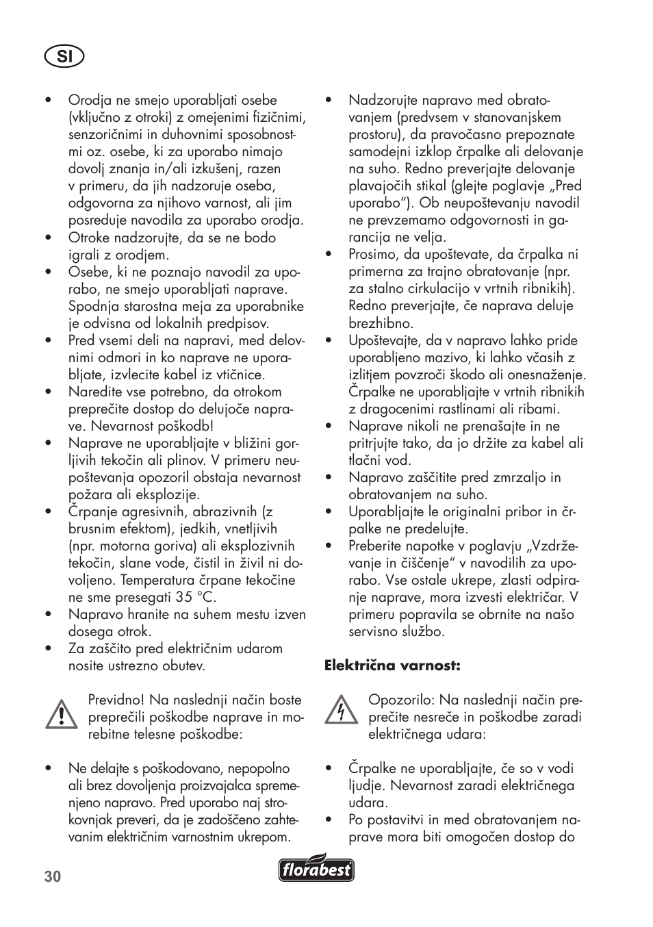 Florabest FRP 350 C2 User Manual | Page 30 / 80