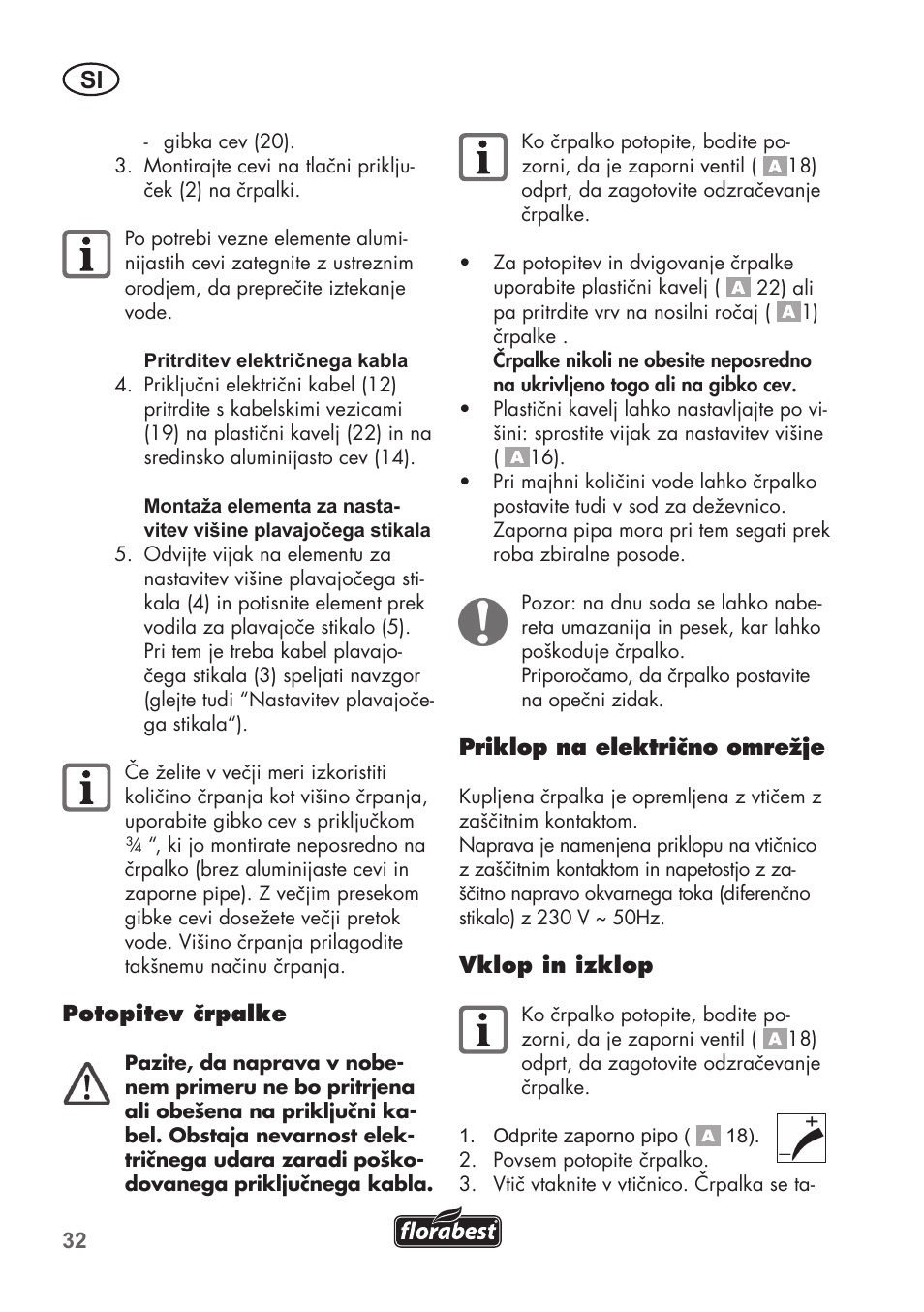 Florabest FRP 350 C2 User Manual | Page 32 / 80