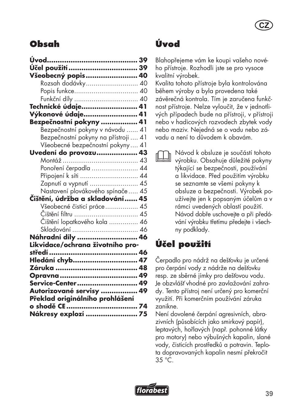 Florabest FRP 350 C2 User Manual | Page 39 / 80