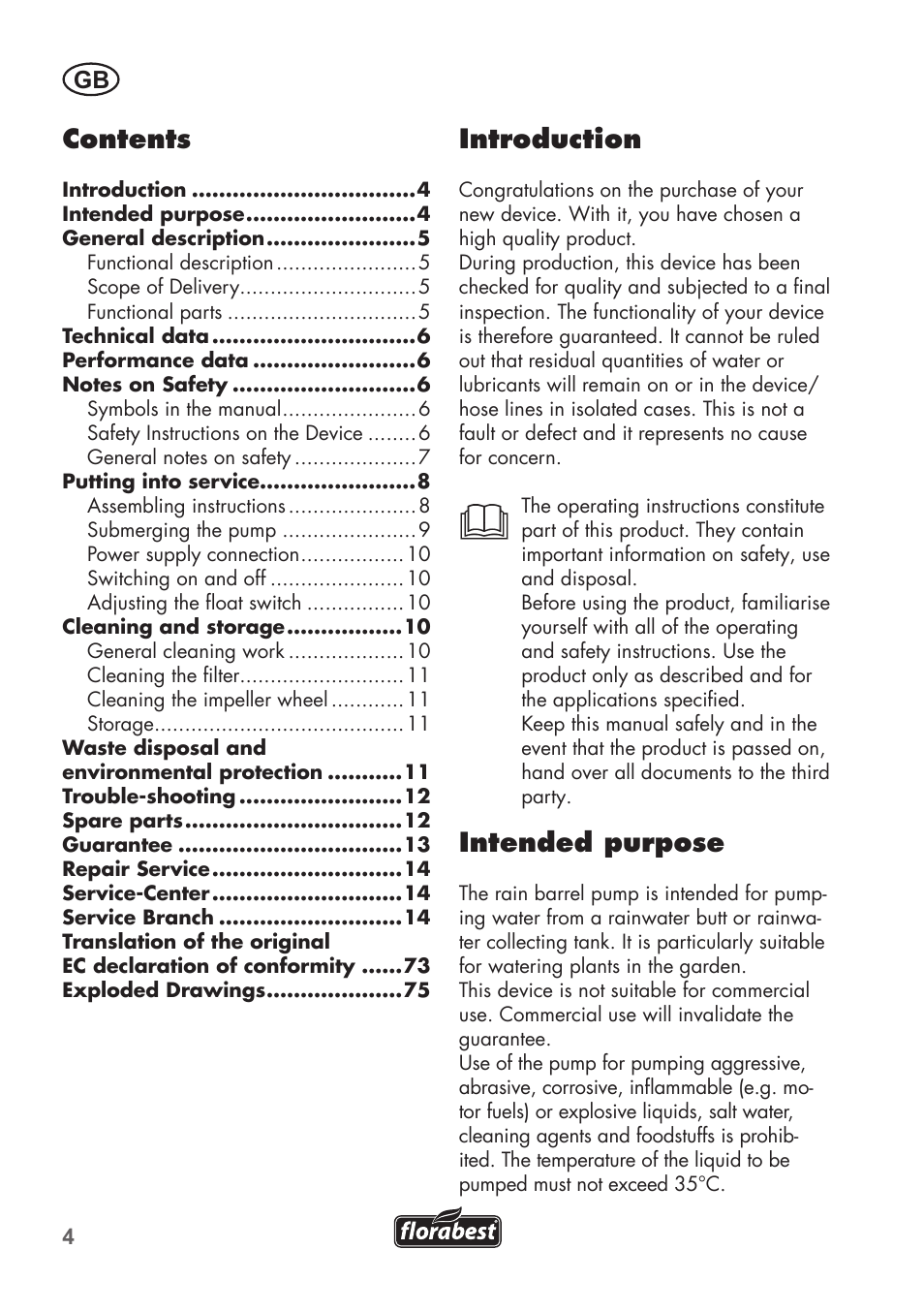 Florabest FRP 350 C2 User Manual | Page 4 / 80