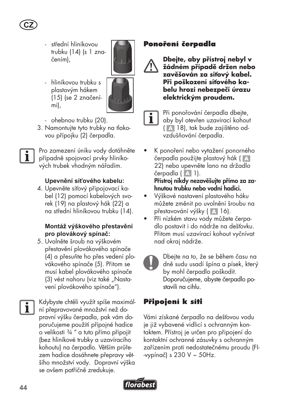Florabest FRP 350 C2 User Manual | Page 44 / 80