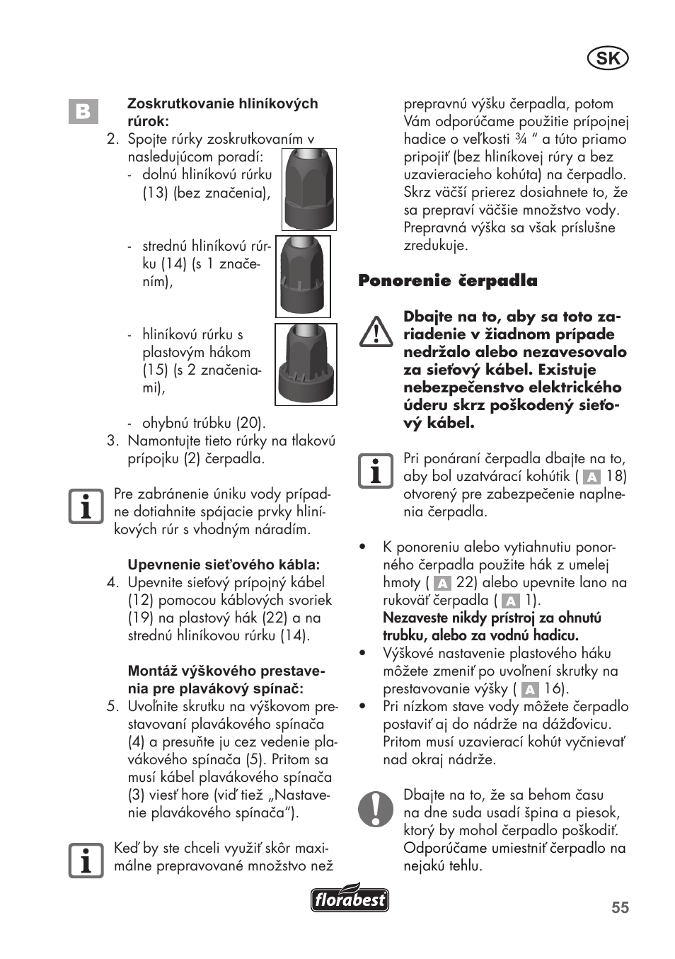 Florabest FRP 350 C2 User Manual | Page 55 / 80