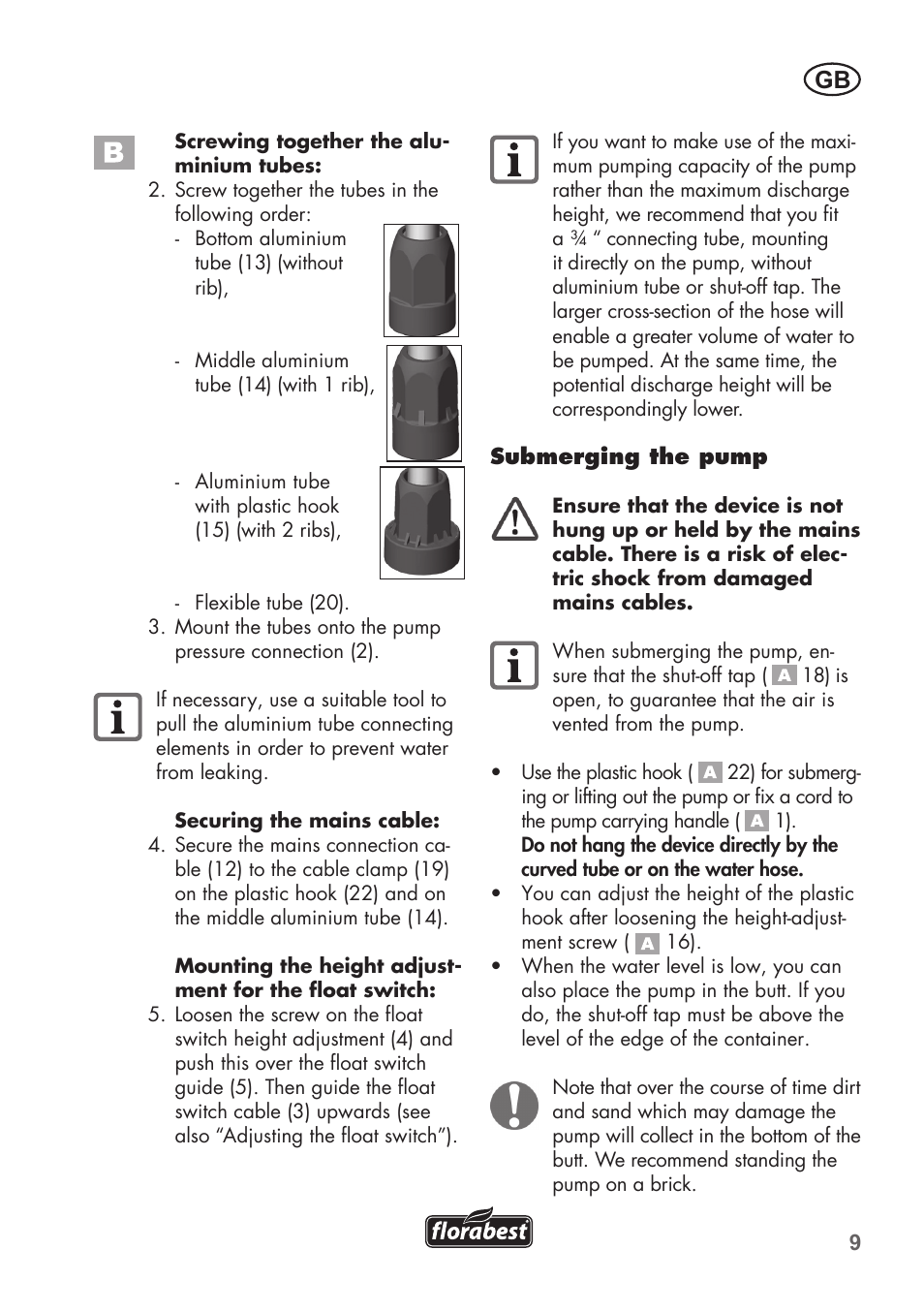 Florabest FRP 350 C2 User Manual | Page 9 / 80