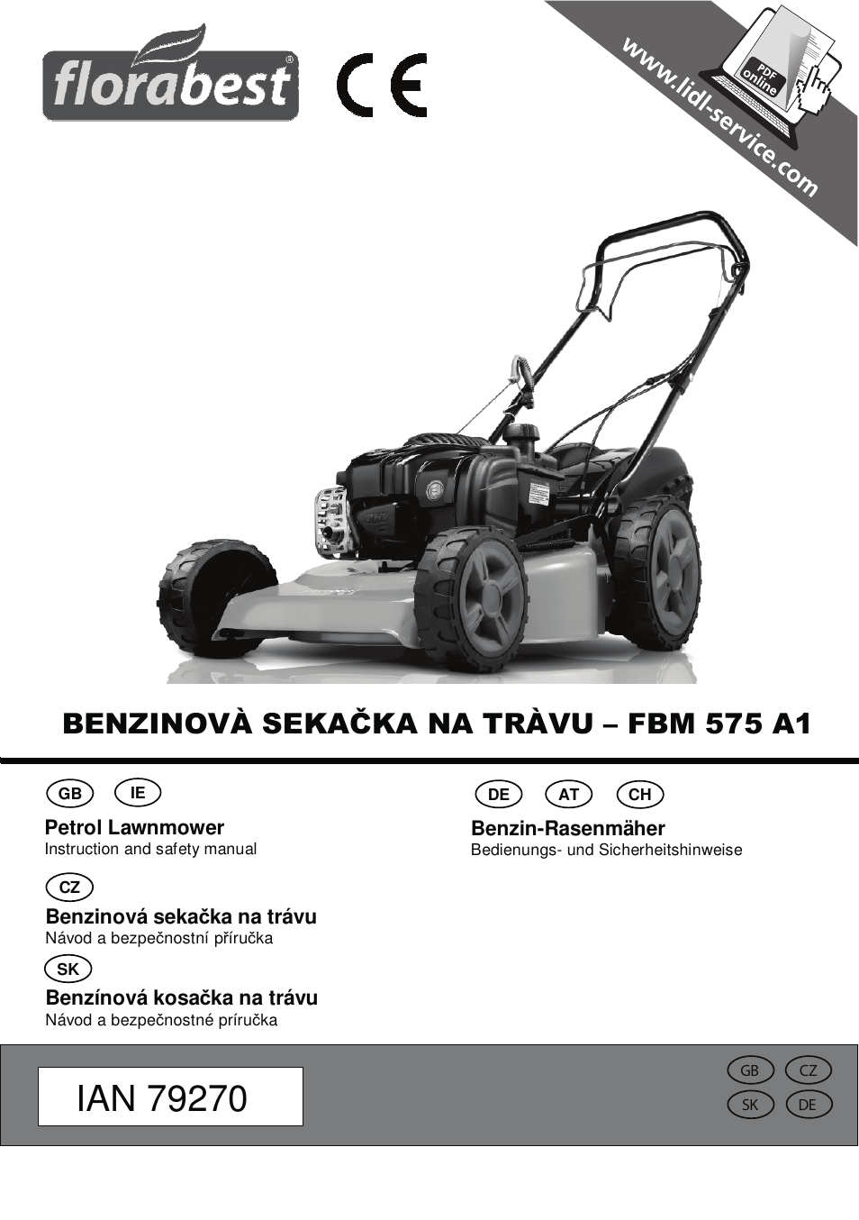 Florabest FBM 575 A1 User Manual | 48 pages