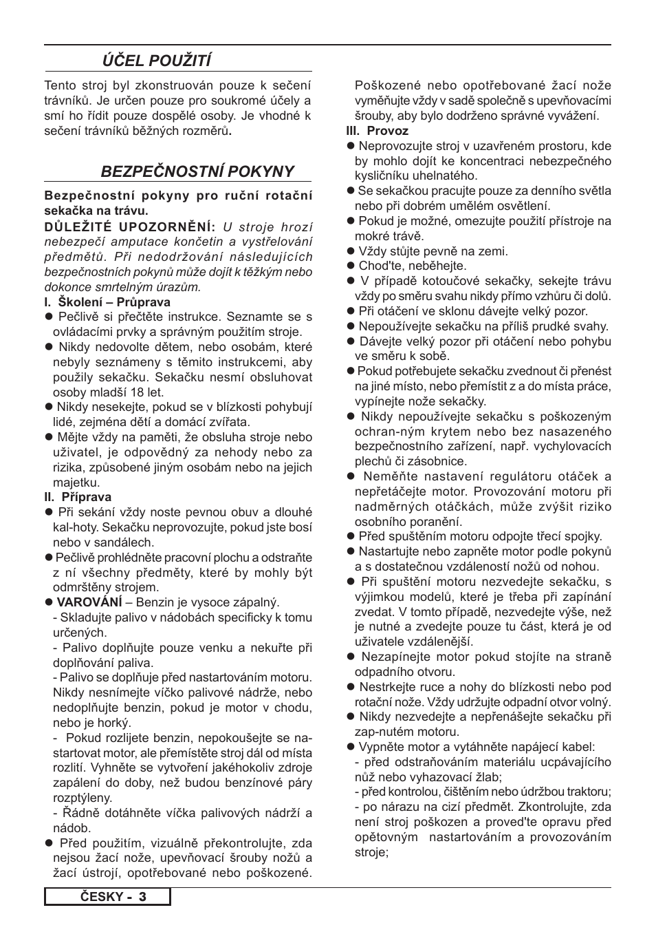 Bezpečnostní pokyny, Účel použití | Florabest FBM 575 A1 User Manual | Page 14 / 48