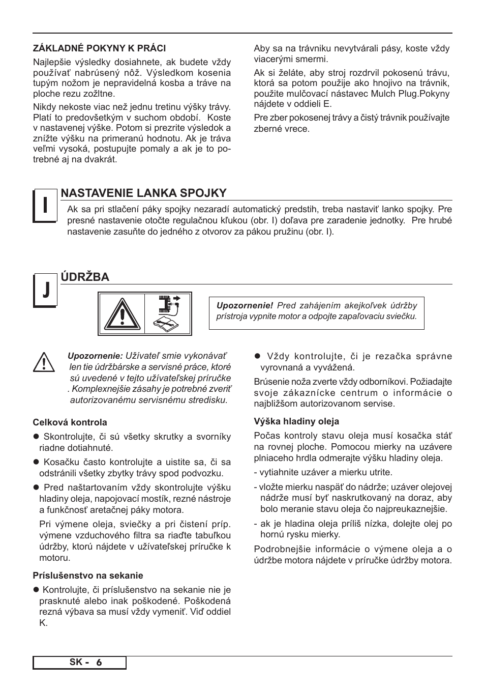 Nastavenie lanka spojky, Údržba | Florabest FBM 575 A1 User Manual | Page 26 / 48