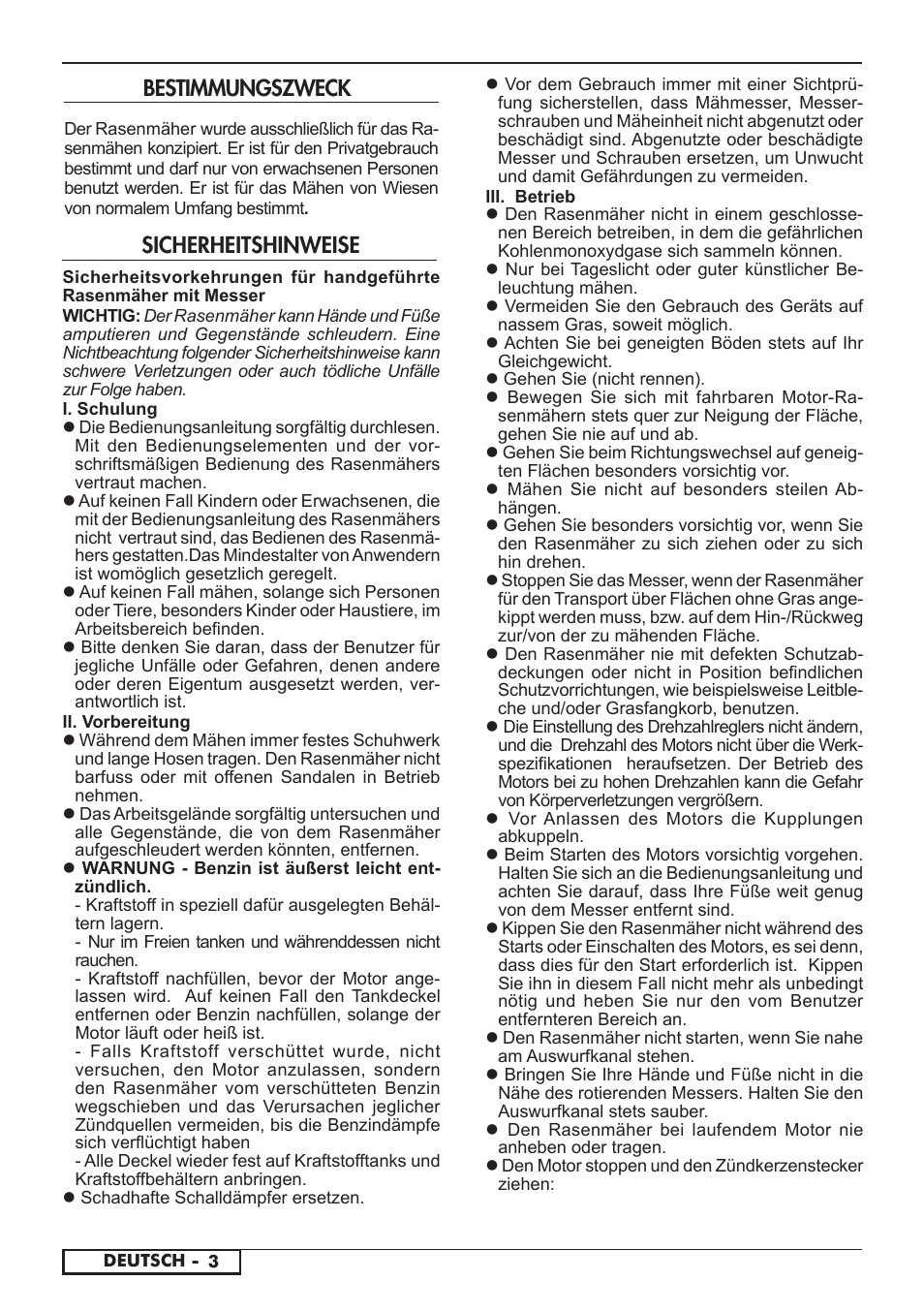 Sicherheitshinweise, Bestimmungszweck | Florabest FBM 575 A1 User Manual | Page 32 / 48
