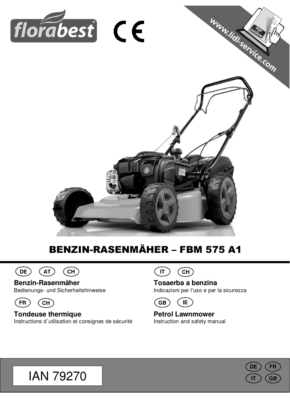 Florabest FBM 575 A1 User Manual | 46 pages